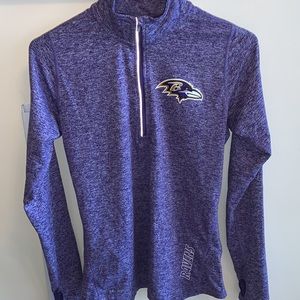 Baltimore Ravens Nike Dri-Fit 3/4 Zip